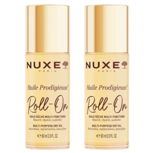 NUXE Huile Prodigieuse Roll-On Dry Oil, 2 fl oz, 2-pack